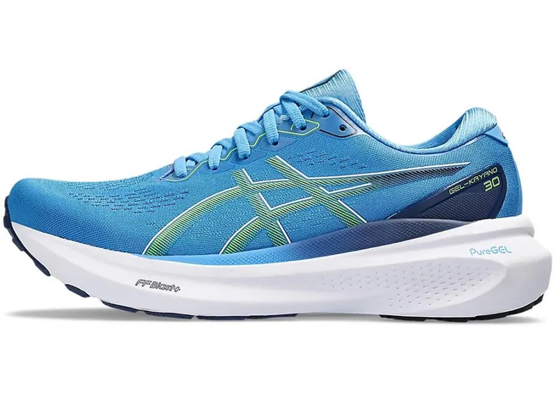 Asics Men's GEL-Kayano 30 Running Shoes Waterscape/Electric Lime-2